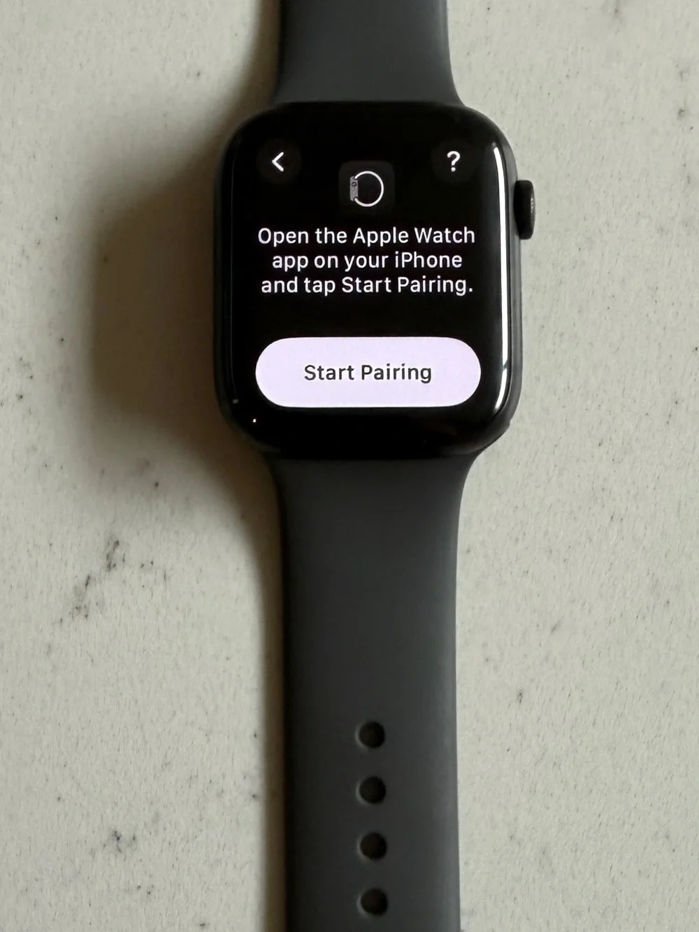 Apple Smart Watch Series 7 with Gray Sport Band